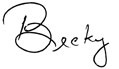 Becky Signature